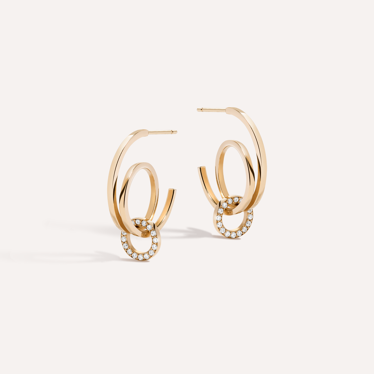 Rooftop dancing earrings