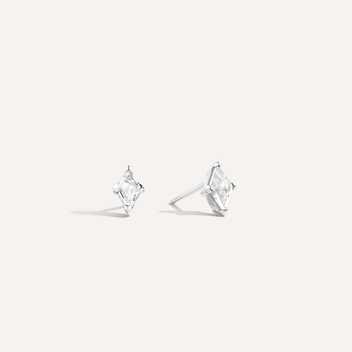 Anything could happen lozenge stud earrings