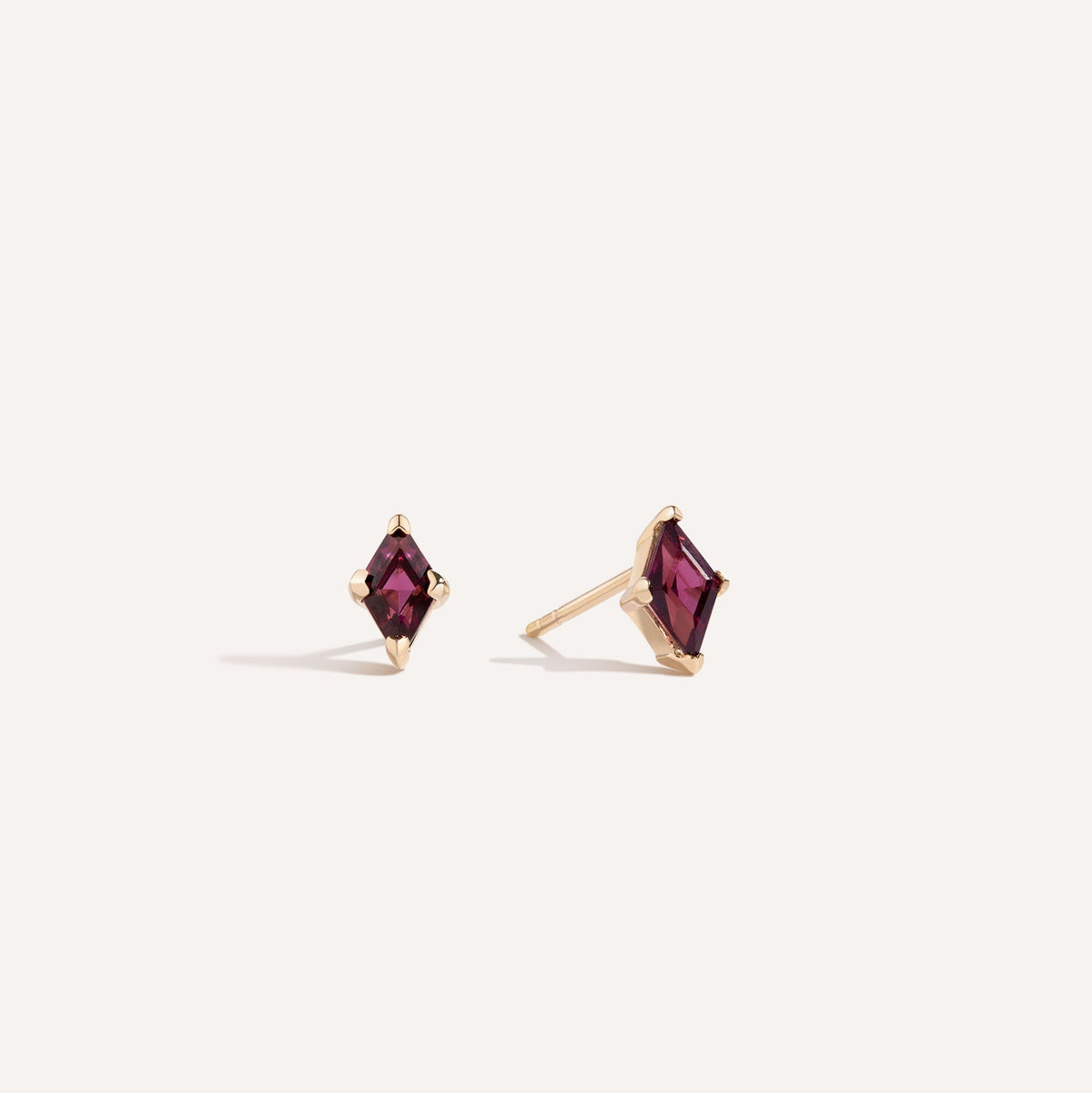 Anything could happen lozenge stud earrings
