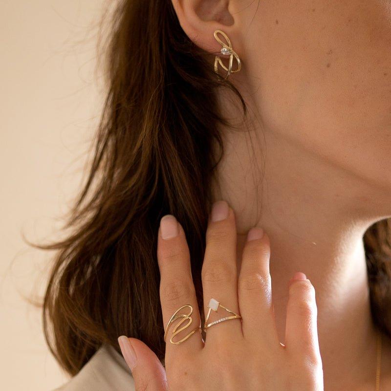 Beauty in the bloom earrings