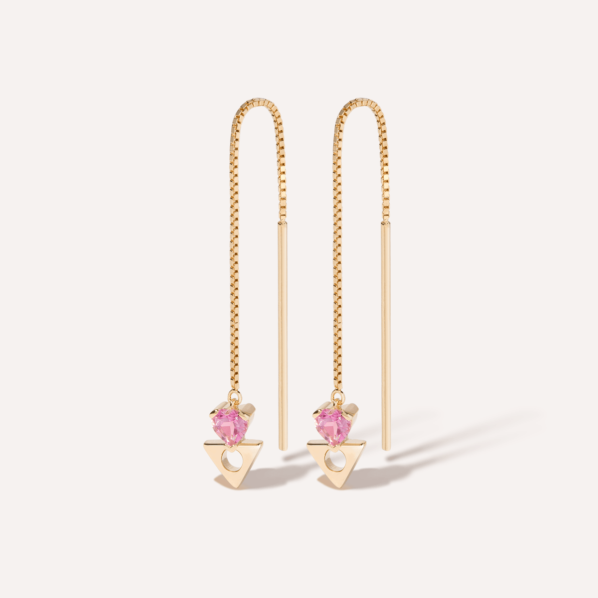 Dreaming & believing threader earrings