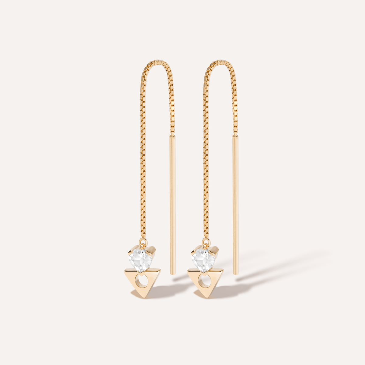 Dreaming & believing threader earrings