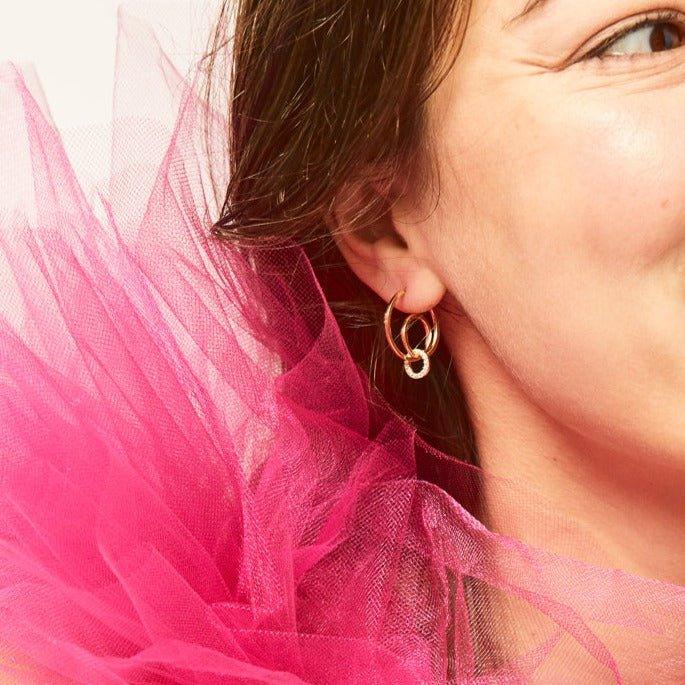 Rooftop dancing earrings
