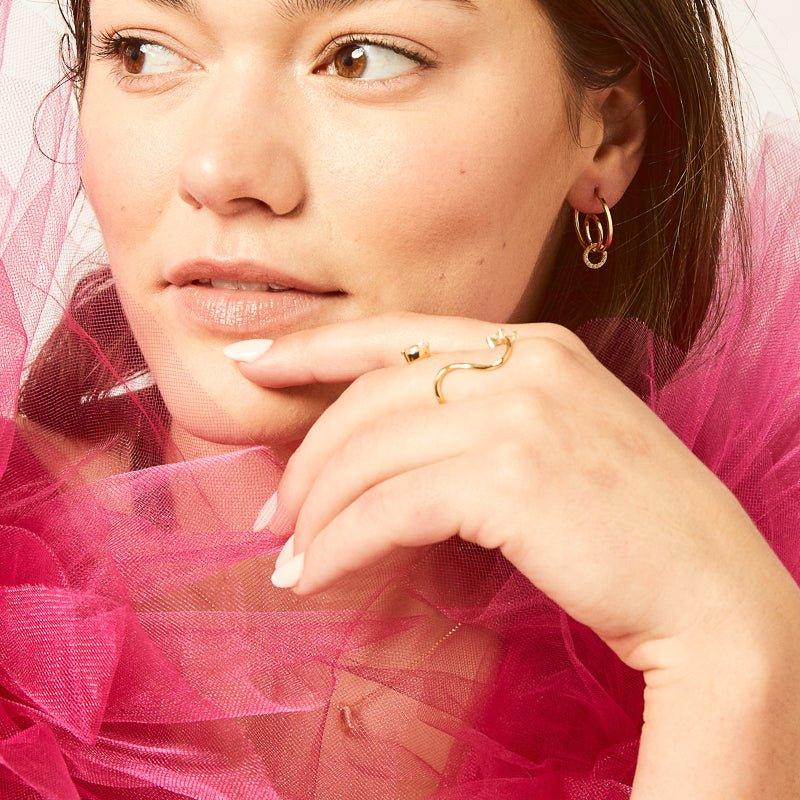 Rooftop dancing earrings
